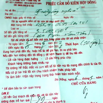 Cầm Xe Ô Tô Không Chính Chủ Đà Nẵng