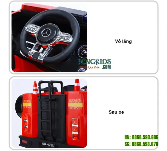 Đặc Điểm Nổi Bật Của Xe Ô Tô Điện Trẻ Em Cảnh Sát Police Mercedes Abm5688