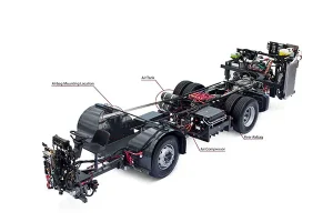 Thành Phần Cấu Tạo Của Hệ Thống Giảm Xóc Bóng Hơi.