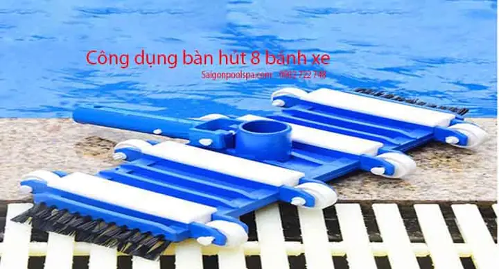 Công Dụng Của Bàn Hút Đáy Bể Bơi 8 Bánh Xe