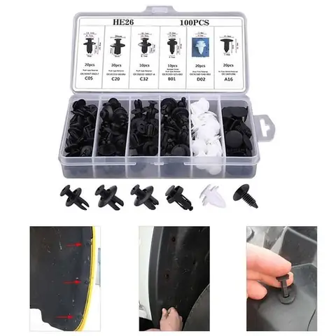 Phân Loại Sản Phẩm Đinh Tán Nhựa Ô Tô