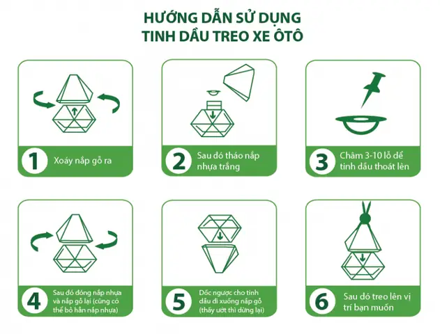 Hướng Dẫn Sử Dụng Tinh Dầu Treo: