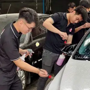 Chăm Sóc Xe Ô Tô Backdrop