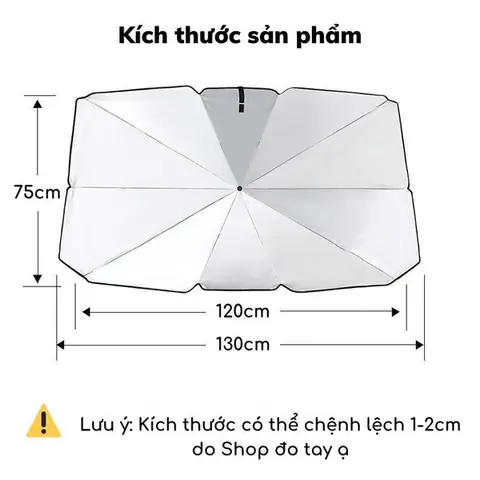 Ô Chắn Nắng Kính Lái Size Lớn