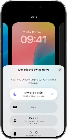 Chuyển Sang Màn Hình Khóa Mà Bạn Chưa Kết Nối Với Tính Năng Không Làm Phiền