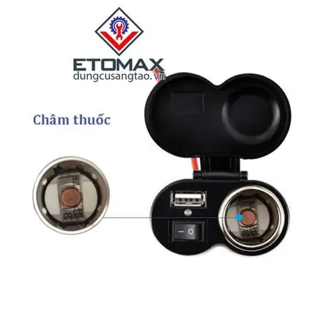 Chế Sạc Ô Tô Cho Xe Máy