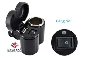 Chế Sạc Ô Tô Cho Xe Máy