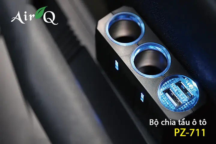 Chia Ổ Tẩu Thuốc Xe Ô Tô