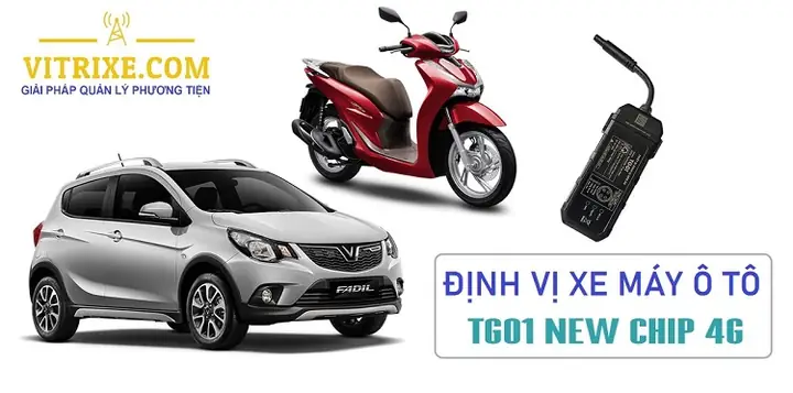 Định Vị Xe Máy Ô Tô Tg01 New