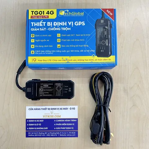 Định Vị Xe Máy Ô Tô Tg01 New