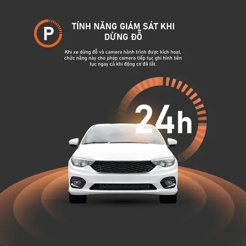 Tính Năng Giám Sát Đỗ Xe 24/7