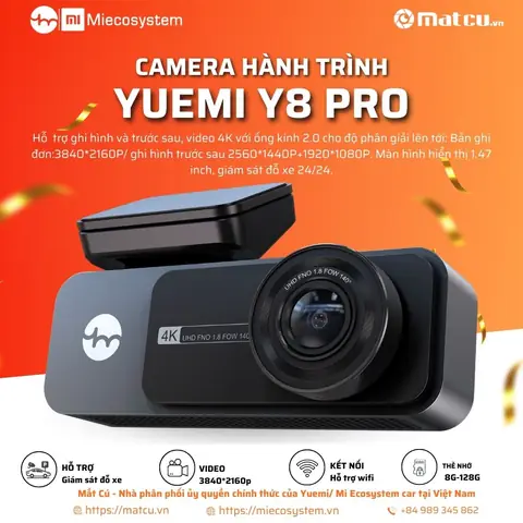 Tại Sao Nên Chọn Camera Hành Trình Yuemi Y8 Pro?