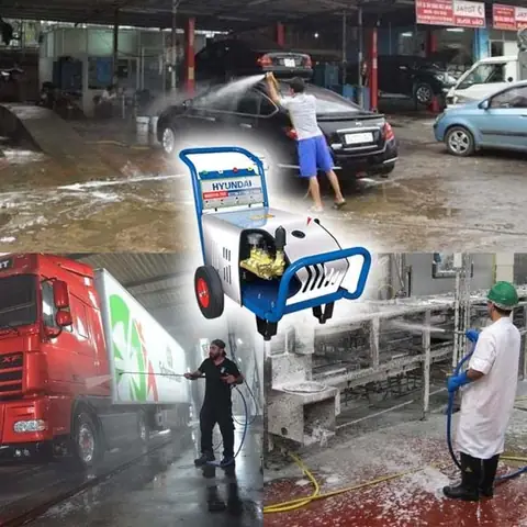 Máy Rửa Xe Ô Tô Cao Áp Thường Được Sử Dụng Ở Đâu?