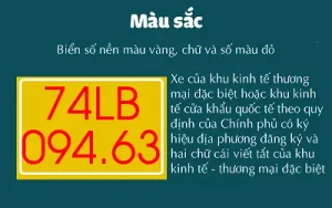 Biển Số Nền Vàng, Chữ Đỏ (xe Khu Kinh Tế Đặc Biệt)