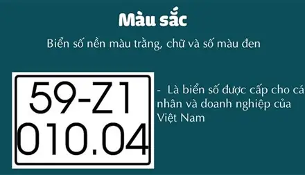 Biển Số Nền Trắng, Chữ Đen (xe Doanh Nghiệp, Cá Nhân)