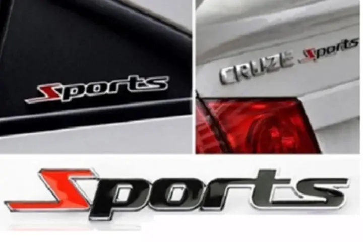 Chữ Nổi Dán Xe Ô Tô Sport