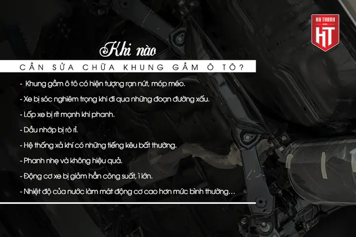3. Khi Nào Cần Sửa Chữa Hệ Thống Khung Gầm Ô Tô?