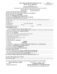 Cơ Sở Đăng Ký Xe Ô Tô Số 5