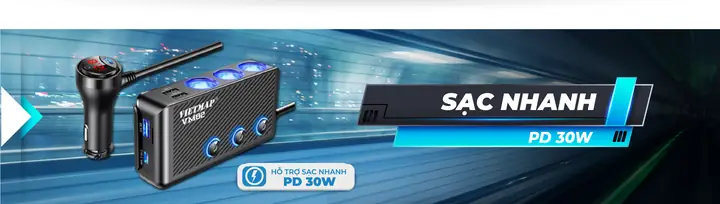 Bộ Chia Tẩu Sạc Đa Năng