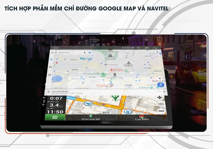 Hệ Thống Chỉ Đường Google Map Và Navitel.