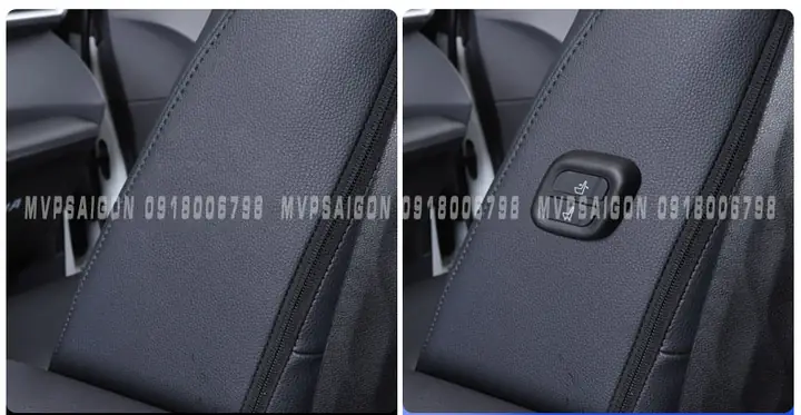 Công Tắc Phụ Điều Khiển Ghế - Gắn Trên Hông Lưng Ghế Phụ Xe Ô Tô