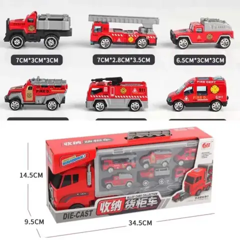 Xe Ô Tô Đồ Chơi Cho Bé No.818 Thiết Kế Mô Hình Xe Container: