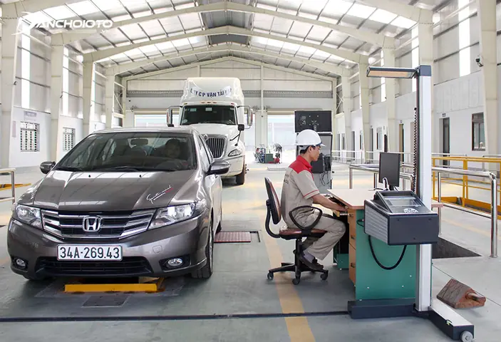 Xe Thế Chấp Ngân Hàng Đi Đăng Kiểm: