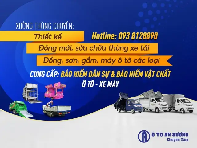 Xưởng Đóng Thùng Xe Tải Uy Tín, Chuyên Nghiệp Tại Ô Tô An Sương