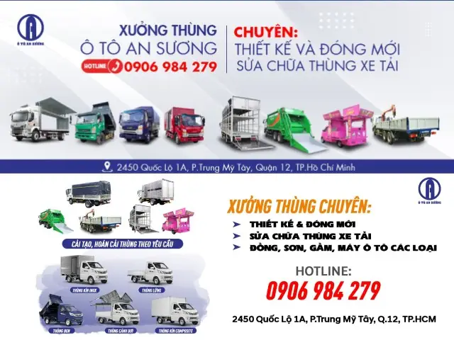 Dịch Vụ Đóng Mới Thùng Xe Tải