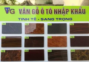 Sơn Vân Gỗ Nội Thất Ô Tô Tạo Điểm Nhấn Nổi Bật Cho Khoang Nội Thất.