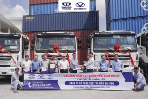 Bàn Giao Lô 5 Đầu Kéo Daewoo Novus Cl4tf Cho Công Ty Cổ Phần Vận Tải Biển Sài Gòn