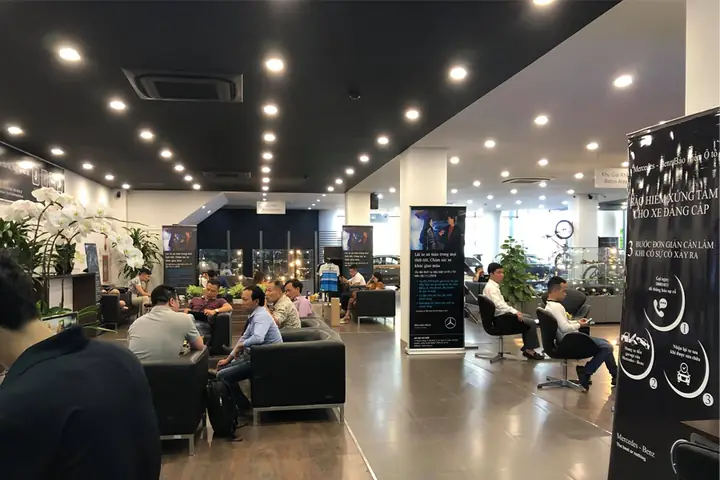 Quy Mô Đại Lý Mercedes Benz An Du Phạm Hùng