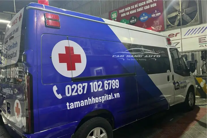 2. Cao Sang Auto - Địa Chỉ Dán Quảng Cáo Trên Xe Ô Tô Dòng Xe 16 Uy Tín Hàng Đầu