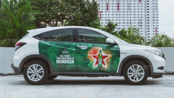 3. Vị Trí Được Phép Dán Quảng Cáo Trên Xe Ô Tô