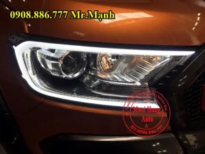 Độ Đèn Led Xe Ford Ranger 2016, 2017