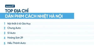 Top 11 Địa Chỉ Dán Phim Cách Nhiệt Hà Nội Đáng Tham Khảo