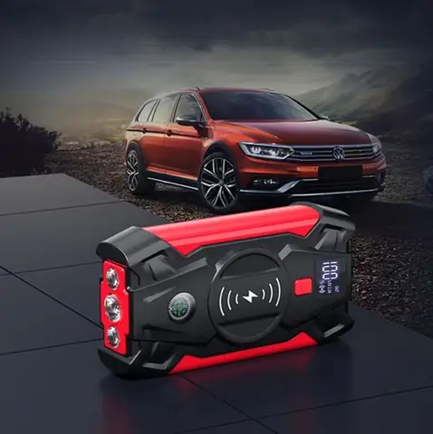 Bộ Kích Điện Đề Nổ Bình Ắc Quy 12v Cứu Hộ Ô Tô Xe Máy Công Suất Lớn Kiêm Sạc Dự Phòng Không Dây High Energy 39.800 Mah