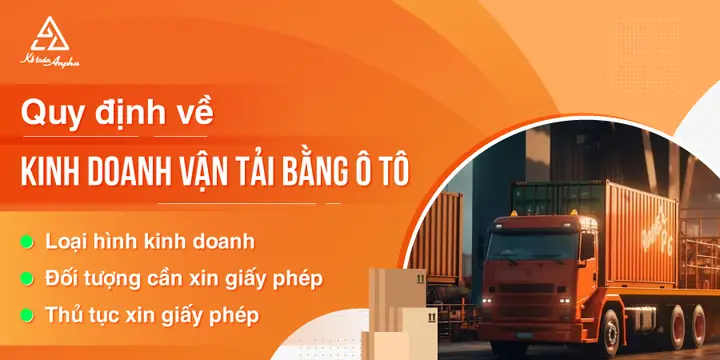 Điều Kiện, Loại Hình Kinh Doanh Vận Tải Đường Bộ Bằng Xe Ô Tô