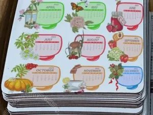 In Lịch Nam Châm Dẻo Dán Tủ Lạnh, Dán Tủ Sắt Cực Đẹp, Giá Rẻ, Lấy Ngay