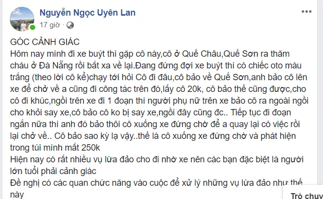 Hàng Loạt Người Sập Bẫy Cho Đi Nhờ Xe Ở Quảng Nam, Đà Nẵng - Ảnh 1.