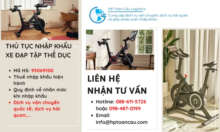 Thủ Tục Nhập Khẩu Xe Đạp Tập Thể Dục 2025