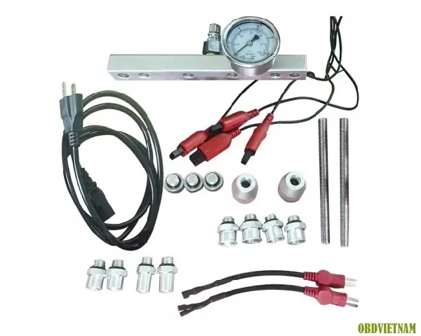 Thiết Bị Phụ Kiện Đi Kèm Của Thiết Bị Kiểm Tra Vệ Sinh Kim Phun Xăng Ô Tô Bằng Sóng Siêu Âm