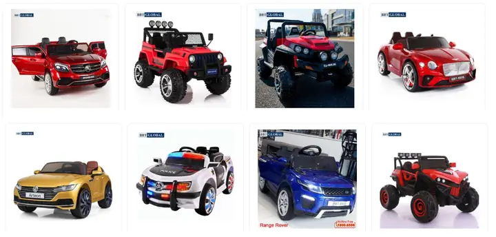 Mua Xe Ô Tô Điện Cho Bé Theo Kiểu Dáng