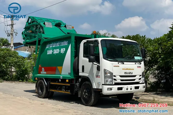 Ứng Dụng Thực Tế Của Xe Ép Rác Isuzu Nqr75he5