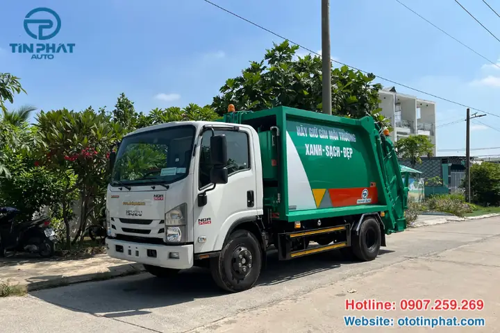 Thông Số Kỹ Thuật Xe Ép Rác 7 Khối Isuzu Nqr75he5