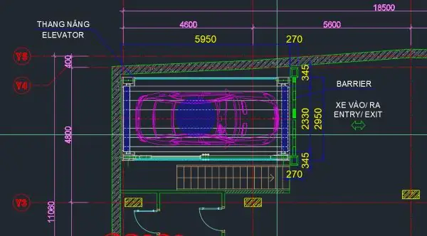 Bản Vẽ Thiết Kế Thang Nâng Ô Tô