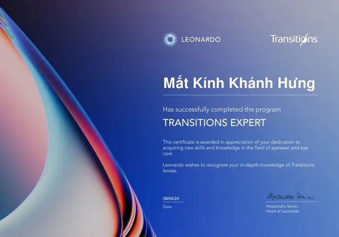 Tại Sao Nên Làm Kính Transitions Tại Mắt Kính Khánh Hưng?