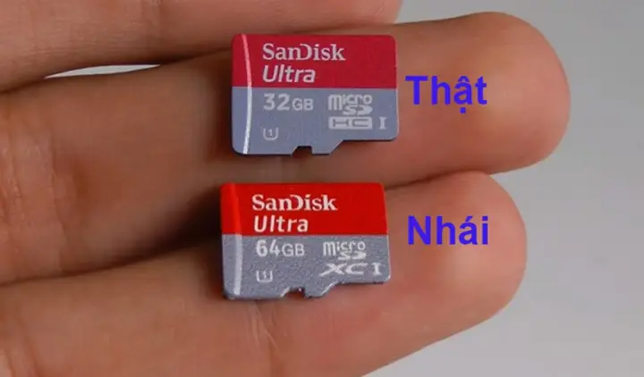 1. Thẻ Nhớ Giả, Kém Chất Lượng