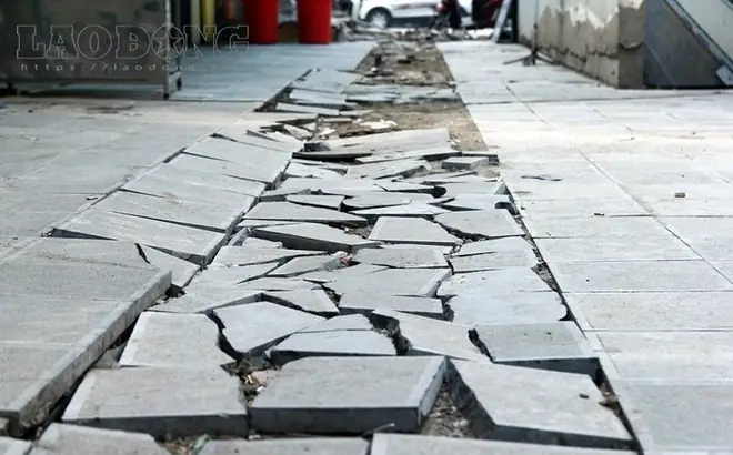 Ubnd Tp H&agrave; Nội Từng Y&ecirc;u Cầu Thanh Tra Tp H&agrave; Nội L&agrave;m R&otilde; Chất Lượng L&aacute;t Đ&aacute; Tự Nhi&ecirc;n Tại Vỉa H&egrave; C&aacute;c Tuyến Đường. (ảnh: B&aacute;o Lao Động)