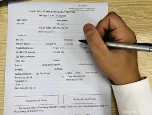 Hướng Dẫn Ghi Thông Tin Giấy Khai Sang Tên Xe Ô Tô Chuẩn